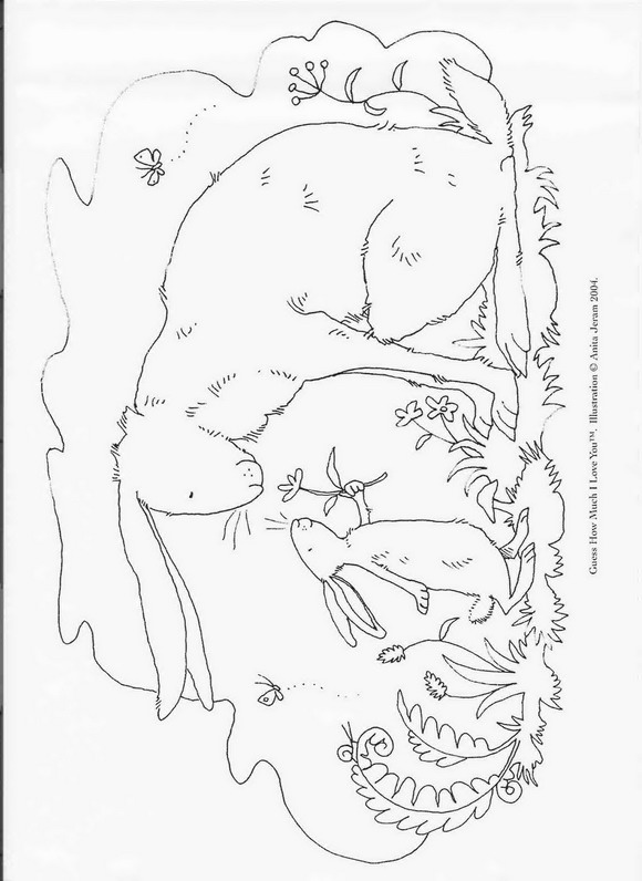 Króliczki w Naturze - Kolorowanka do Druku dla Dzieci kolorowanka do druku